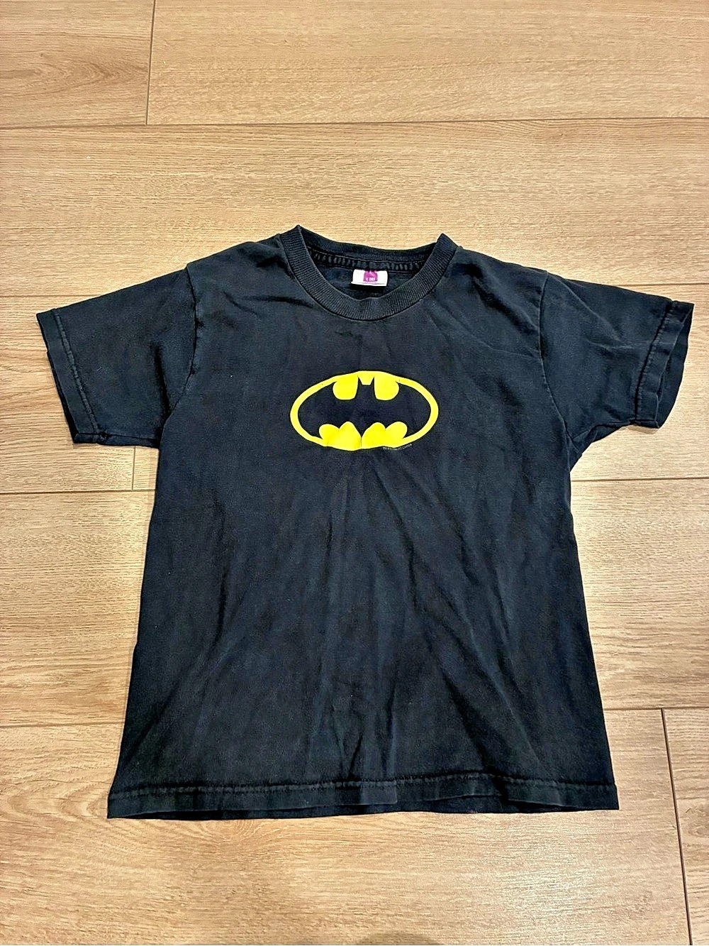 Vintage Underoos Batman Logo T-Shirt Graphic Tee Boys Size Large (8)